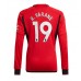 Günstige Manchester United Raphael Varane #19 Heim Fussballtrikot 2023-24 Langarm
